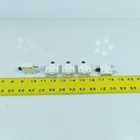 Mechanical Products 1680-230-050 Push To Reset Boat Breaker 5A 250V AC Lot Of 5