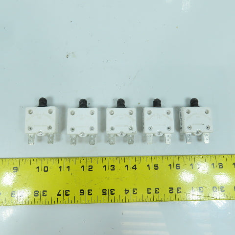 Mechanical Products 1680-230-050 Push To Reset Boat Breaker 5A 250V AC Lot Of 5