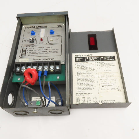 Integra Motor Minder 301A-CT1 230V Control 5-15Hp Motor 3Ph Monitor