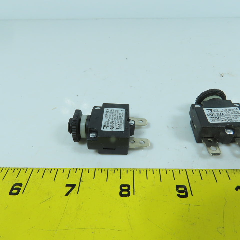 Carling Technologies CMB Series Push To Reset Boat Breaker 5A 250V AC Lot Of 5