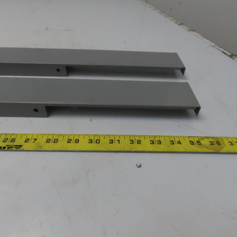 Stanley Vidmar 5-100-340-21 30" Cabinet Metal Base Cover Gray Lot of 2