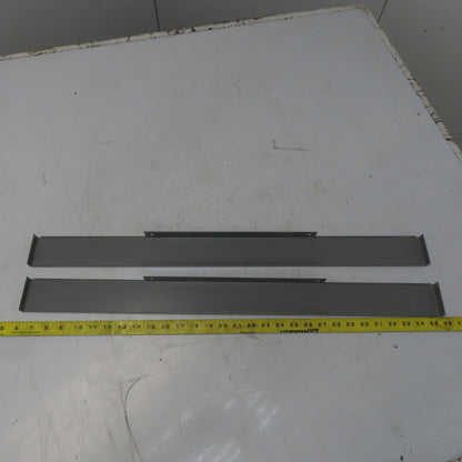 Stanley Vidmar 5-100-340-21 30" Cabinet Metal Base Cover Gray Lot of 2