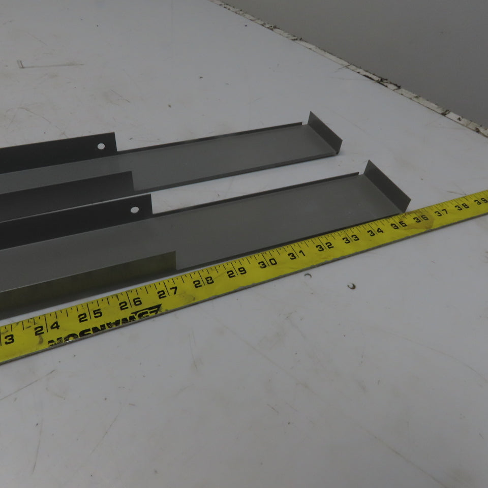 Stanley Vidmar 5-100-340-21 30" Cabinet Metal Base Cover Gray Lot of 2