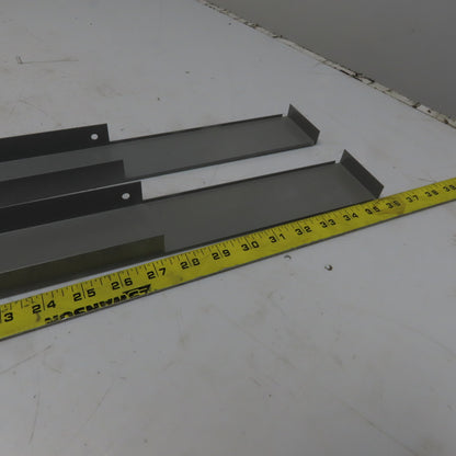 Stanley Vidmar 5-100-340-21 30" Cabinet Metal Base Cover Gray Lot of 2