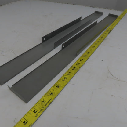 Stanley Vidmar 5-100-340-21 30" Cabinet Metal Base Cover Gray Lot of 2