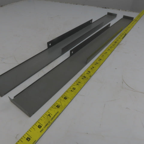 Stanley Vidmar 5-100-340-21 30" Cabinet Metal Base Cover Gray Lot of 2