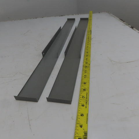 Stanley Vidmar 5-100-340-21 30" Cabinet Metal Base Cover Gray Lot of 2