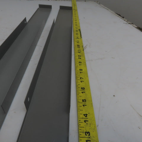 Stanley Vidmar 5-100-340-21 30" Cabinet Metal Base Cover Gray Lot of 2