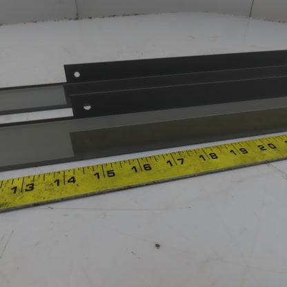 Stanley Vidmar 5-100-340-21 30" Cabinet Metal Base Cover Gray Lot of 2