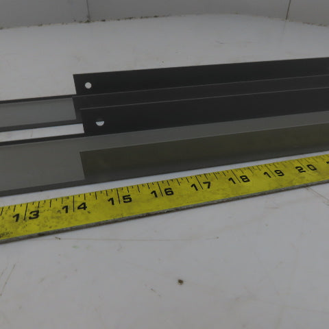 Stanley Vidmar 5-100-340-21 30" Cabinet Metal Base Cover Gray Lot of 2