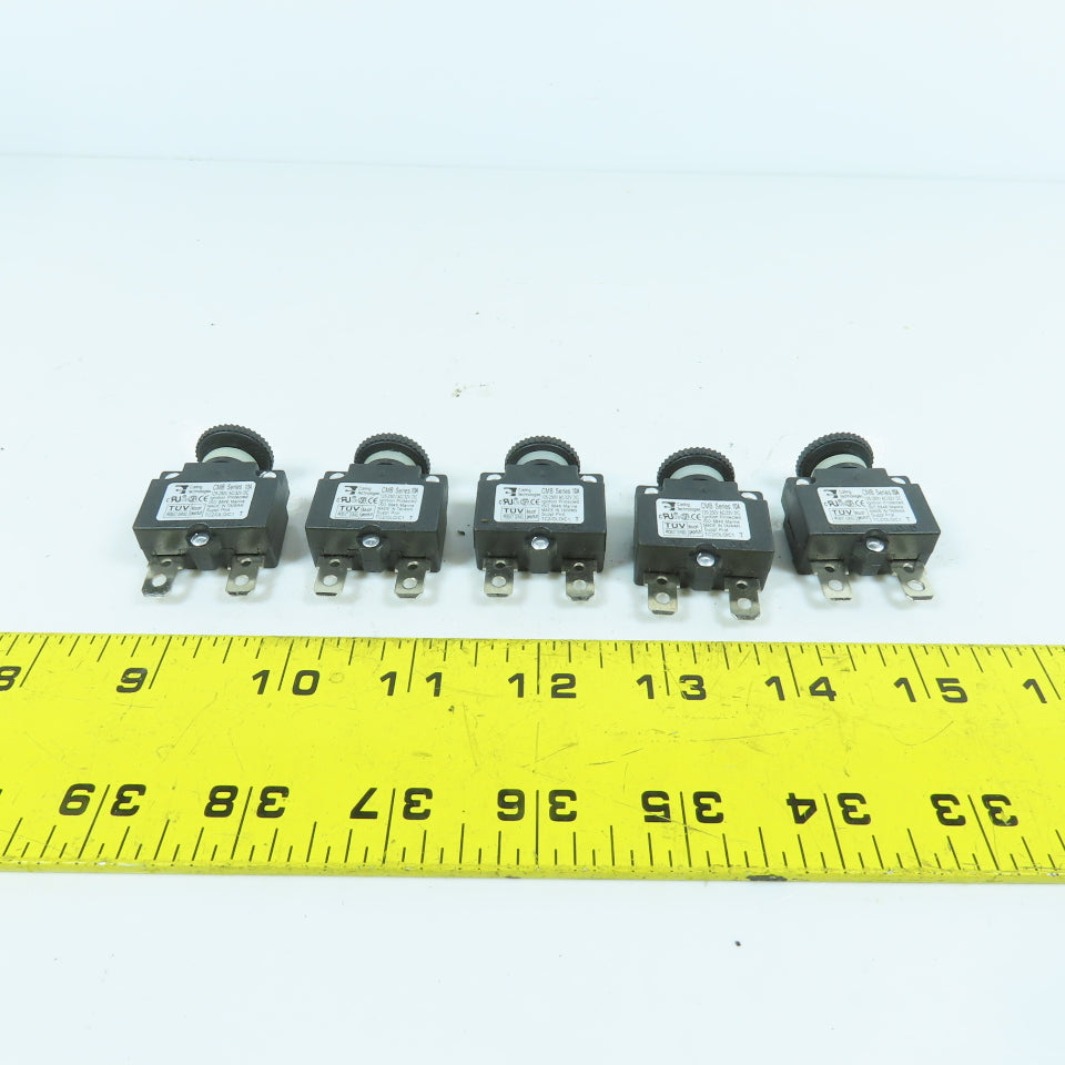 Carling Technologies CMB Series Push To Reset Boat Breaker 10A 250V AC Lot Of 5