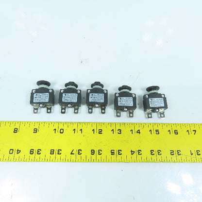 Carling Technologies CMB Series Push To Reset Boat Breaker 10A 250V AC Lot Of 5
