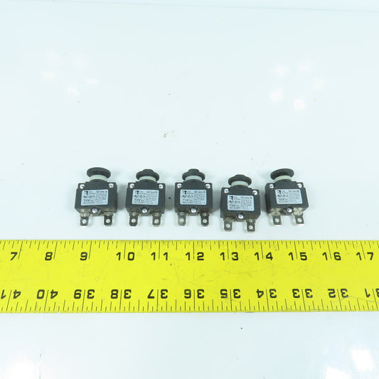 Carling Technologies CMB Series Push To Reset Boat Breaker 10A 250V AC Lot Of 5