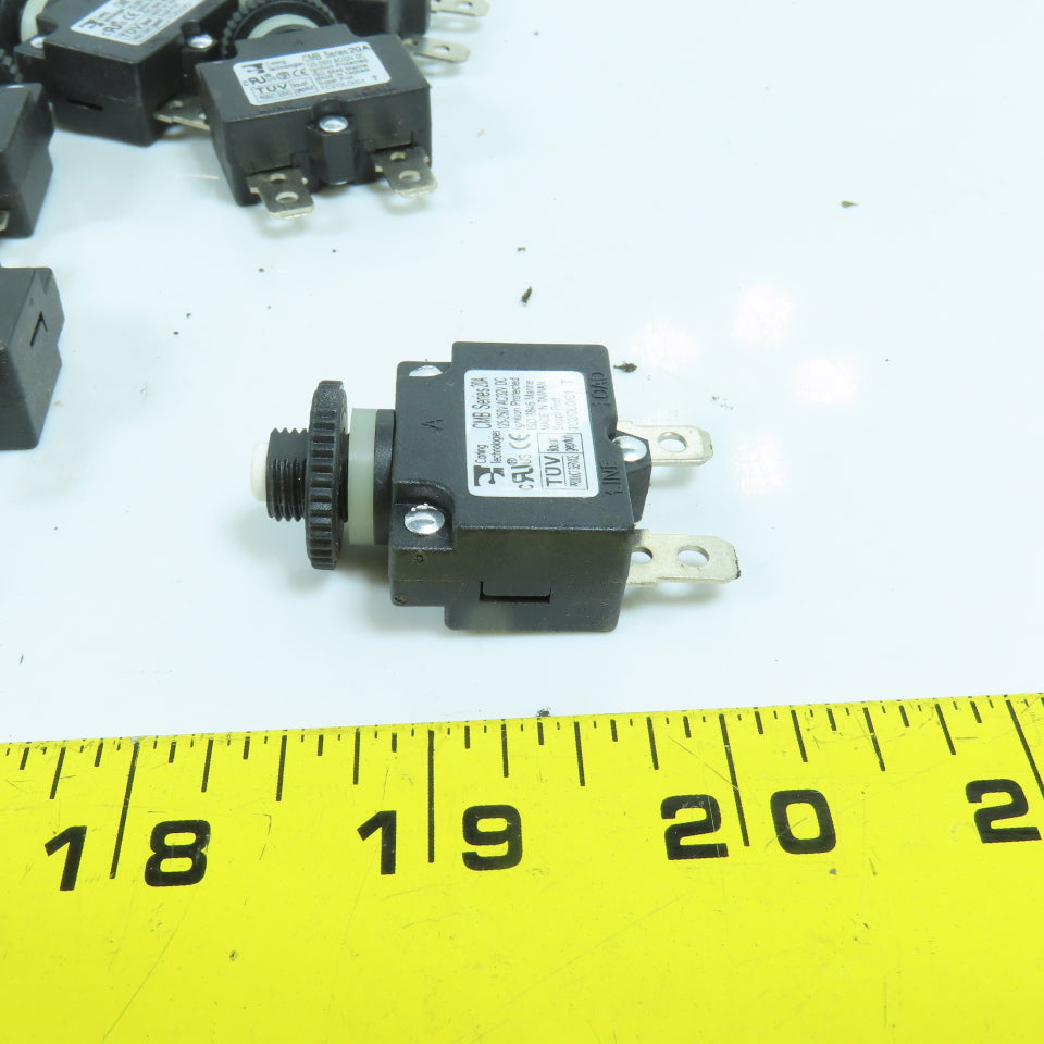 Carling Technologies CMB Series Push To Reset Boat Breaker 20A 250V AC Lot Of 25