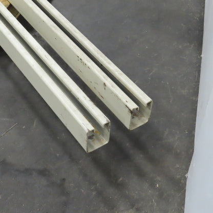 120" x 3-1/4" x 2-1/2" Steel Strut Channel With Trolleys Set Of 2
