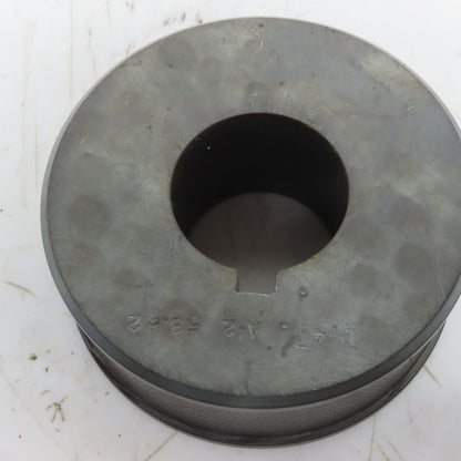 3" Diam x 0.90" Face Knurled Pulley Idler 1-1/2" Keyed Bore 1-1/4" Wide Lot of 3