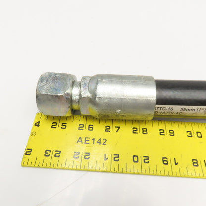 Parker 387TC-16 1" Hydraulic Hose 1" (-16) Female Swivel 59" OAL 3000PSI