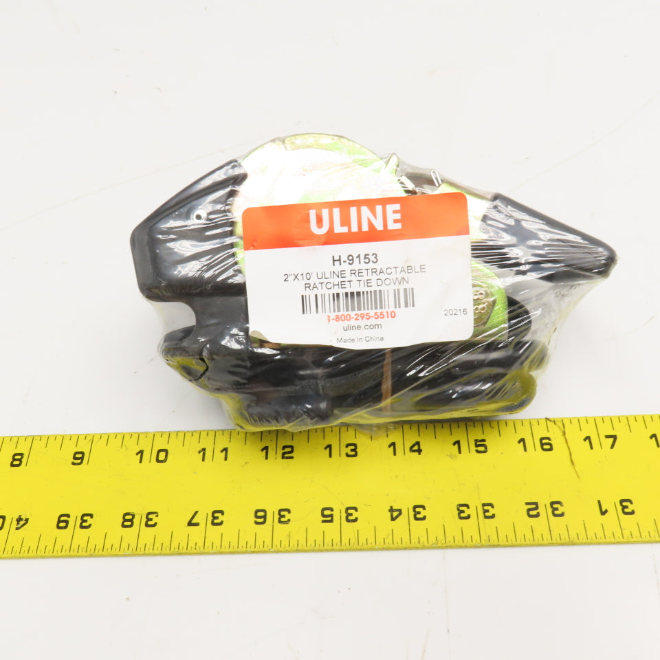 Uline H-9153 2" x 10' Retractable Ratchet Tie Down Strap