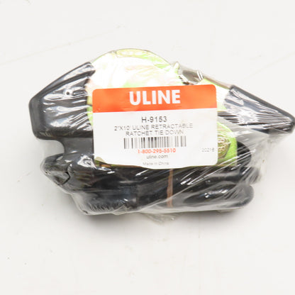 Uline H-9153 2" x 10' Retractable Ratchet Tie Down Strap