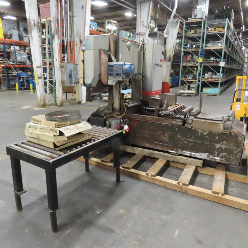 Wellsaw 14 15" x 18" Automatic Power Feed Horizontal Metal Bandsaw 480V 3PH