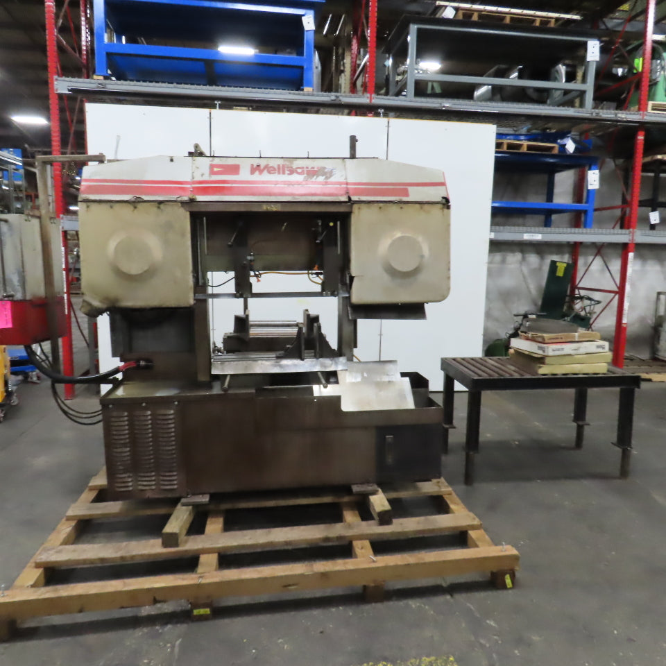 Wellsaw 14 15" x 18" Automatic Power Feed Horizontal Metal Bandsaw 480V 3PH