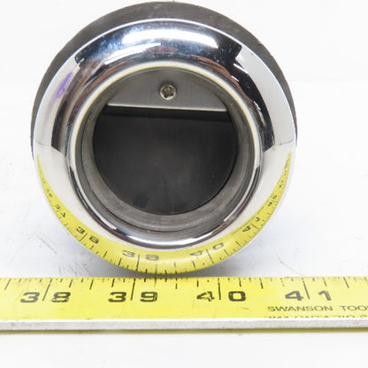 1-1/2" Thru Hull Scupper Drain 15° W/One Way Flap & Stainless Steel Ring
