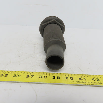 1-1/2" Thru Hull Scupper Drain 15° W/One Way Flap & Stainless Steel Ring