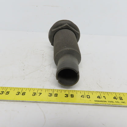 1-1/2" Thru Hull Scupper Drain 15° W/One Way Flap & Stainless Steel Ring