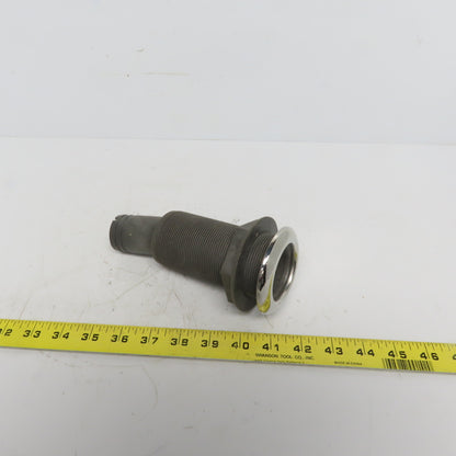 1-1/2" Thru Hull Scupper Drain 15° W/One Way Flap & Stainless Steel Ring