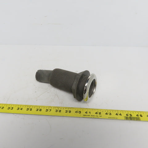 1-1/2" Thru Hull Scupper Drain 15° W/One Way Flap & Stainless Steel Ring