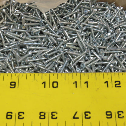 George Malcom XFF61Z #6 x 1" Sheet Metal Flat Head Screw Zinc 19 Lbs.