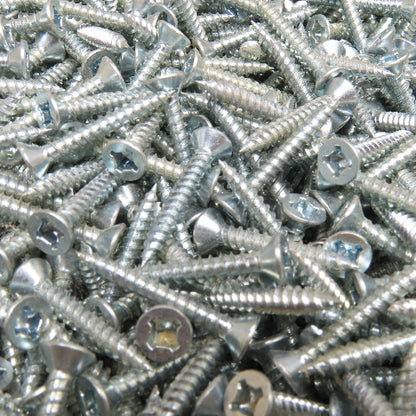 George Malcom XFF61Z #6 x 1" Sheet Metal Flat Head Screw Zinc 19 Lbs.
