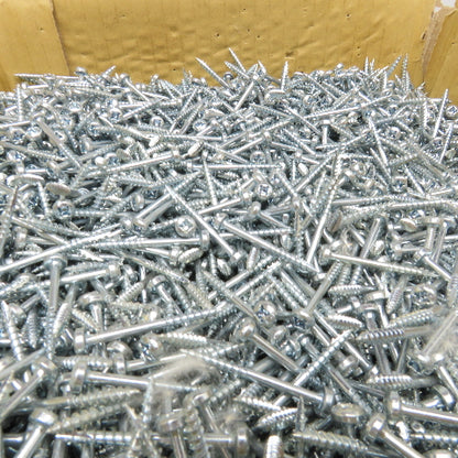 Global Link XPI6112177HZ #6 x 1-1/2" Sheet Metal Pan Head Screw Zinc 29 Lbs.