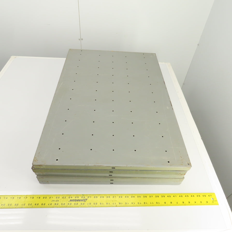35-3/4"L x 24" D Heavy Duty Closed Clip Steel Drop-In Additional Shelfs Lot Of 5