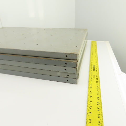 35-3/4"L x 24" D Heavy Duty Closed Clip Steel Drop-In Additional Shelfs Lot Of 5