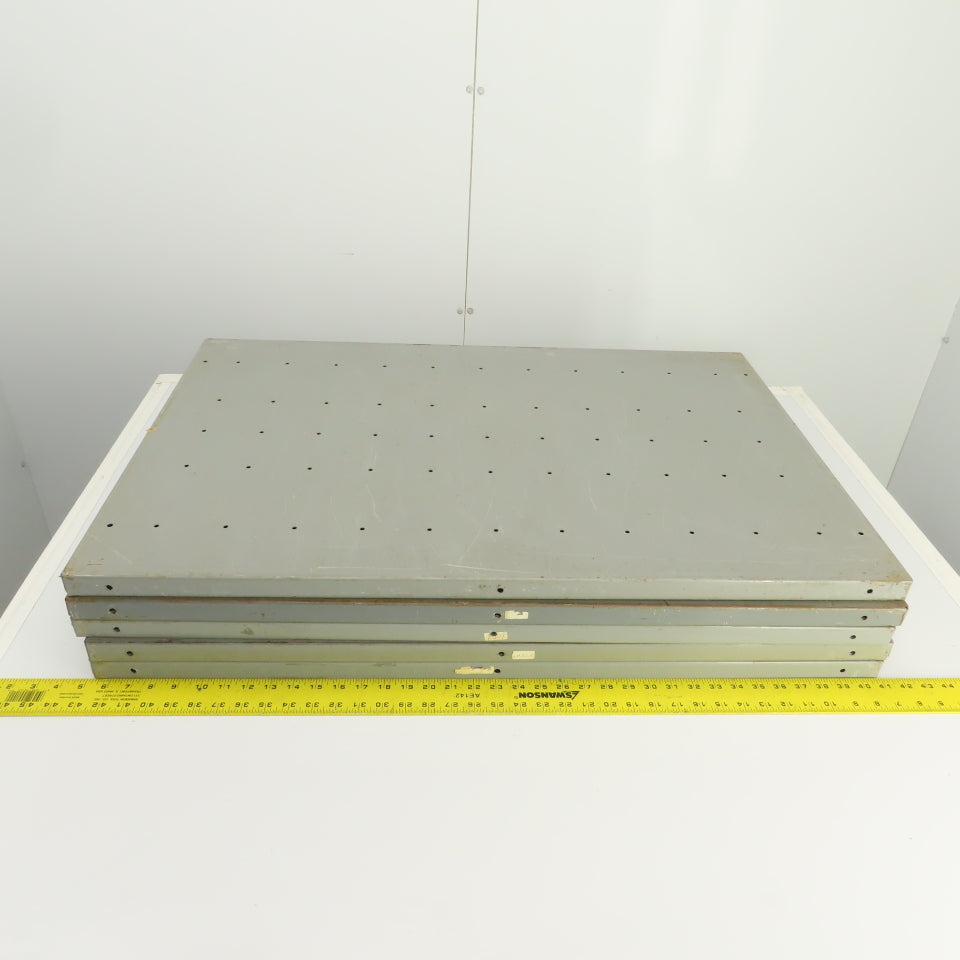 35-3/4"L x 24" D Heavy Duty Closed Clip Steel Drop-In Additional Shelfs Lot Of 5