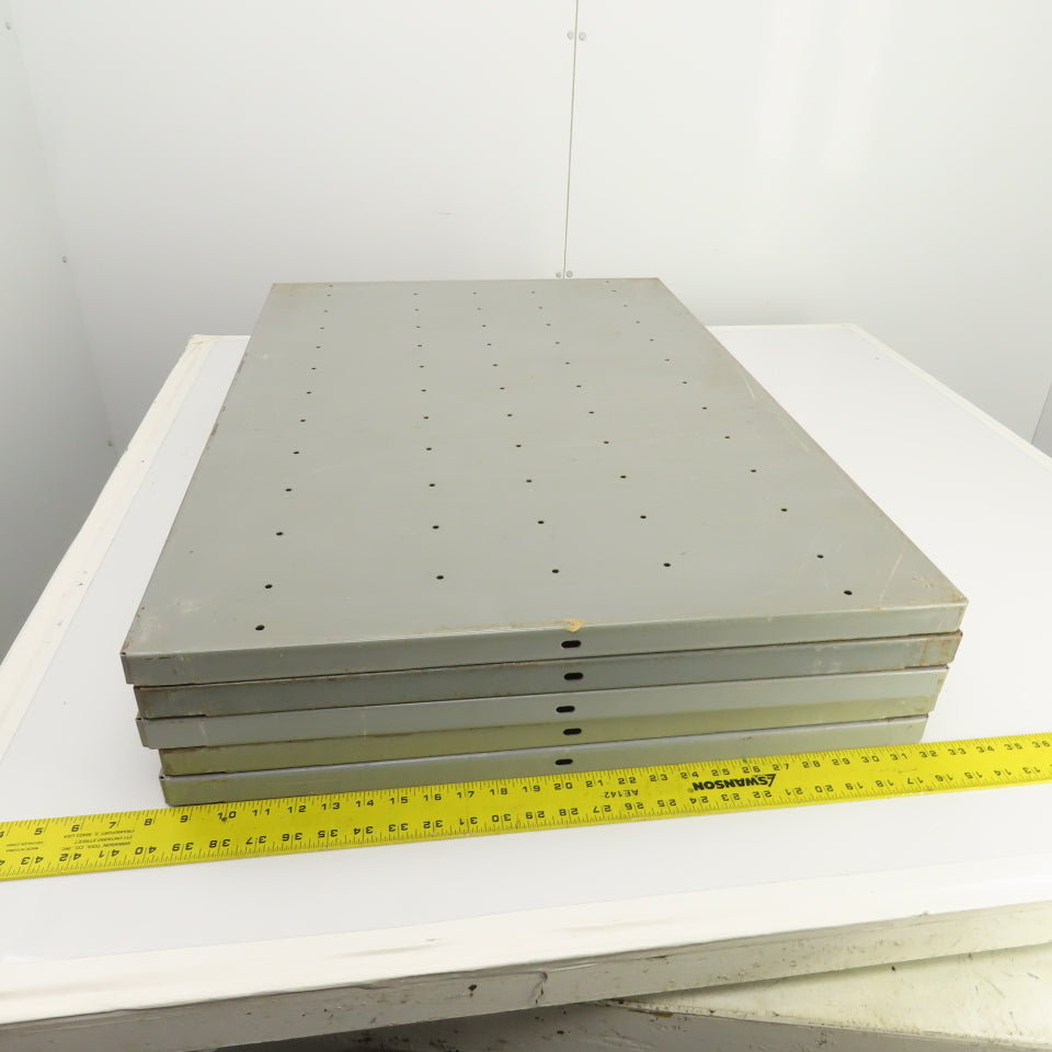 35-3/4"L x 24" D Heavy Duty Closed Clip Steel Drop-In Additional Shelfs Lot Of 5