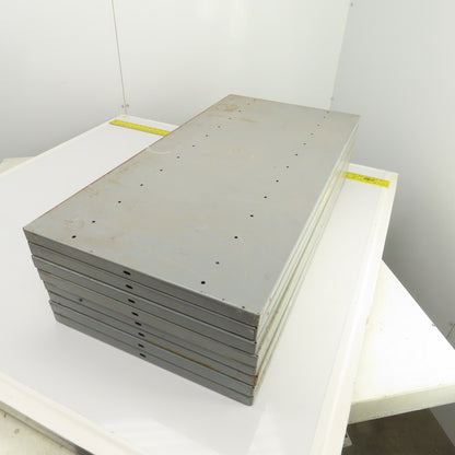 35-3/4"L x 18" D Heavy Duty Closed Clip Steel Drop-In Additional Shelfs Lot Of 8