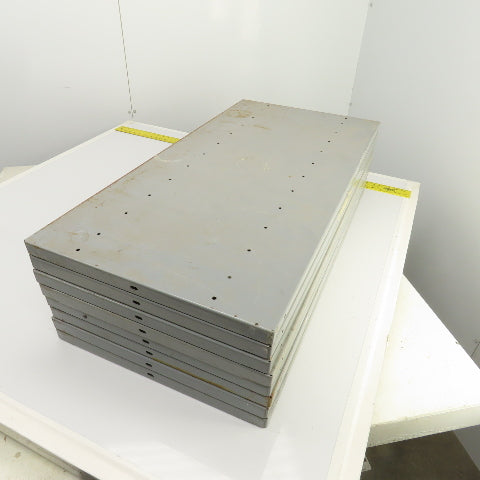 35-3/4"L x 18" D Heavy Duty Closed Clip Steel Drop-In Additional Shelfs Lot Of 8