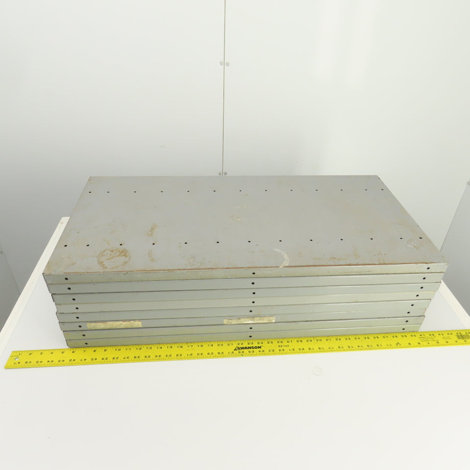 35-3/4"L x 18" D Heavy Duty Closed Clip Steel Drop-In Additional Shelfs Lot Of 8