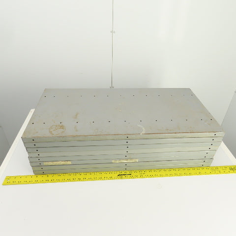 35-3/4"L x 18" D Heavy Duty Closed Clip Steel Drop-In Additional Shelfs Lot Of 8