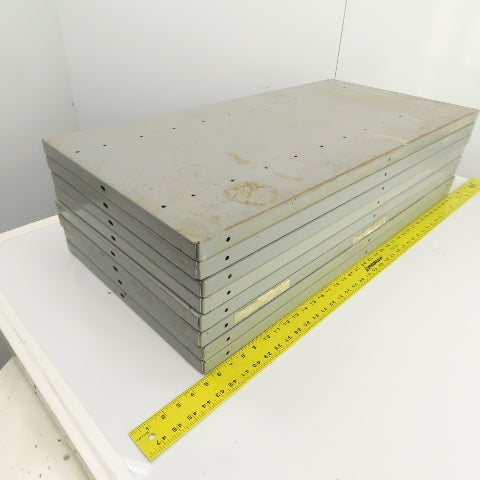 35-3/4"L x 18" D Heavy Duty Closed Clip Steel Drop-In Additional Shelfs Lot Of 8