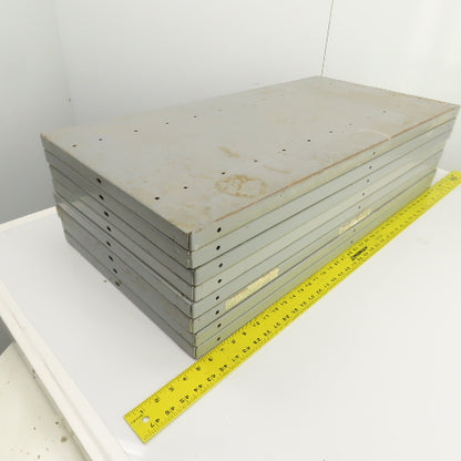 35-3/4"L x 18" D Heavy Duty Closed Clip Steel Drop-In Additional Shelfs Lot Of 8
