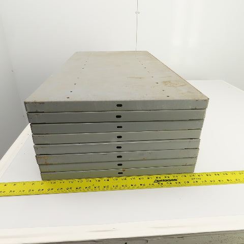 35-3/4"L x 18" D Heavy Duty Closed Clip Steel Drop-In Additional Shelfs Lot Of 8