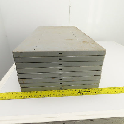 35-3/4"L x 18" D Heavy Duty Closed Clip Steel Drop-In Additional Shelfs Lot Of 8