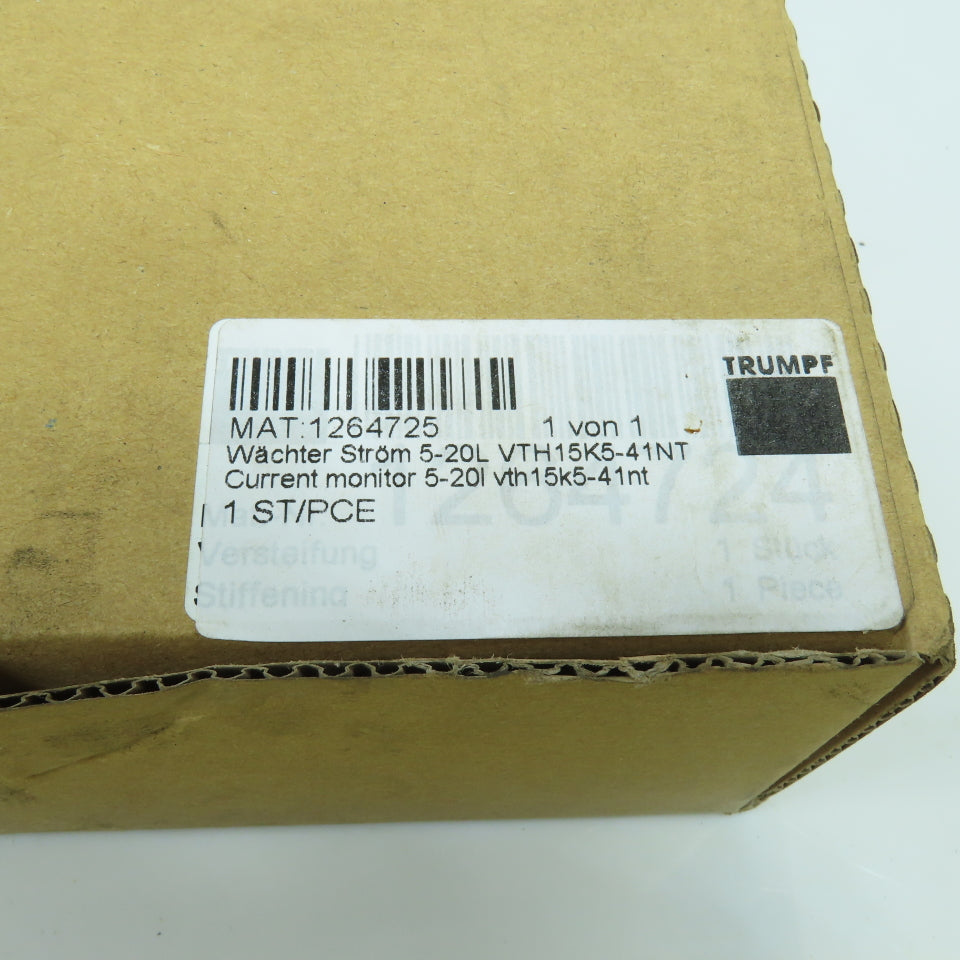 Trumpf 1264725 Sika VT1541KHUTTI21 5.2-20L/Min Flow Meter 800 Pulse/Liter SEALED