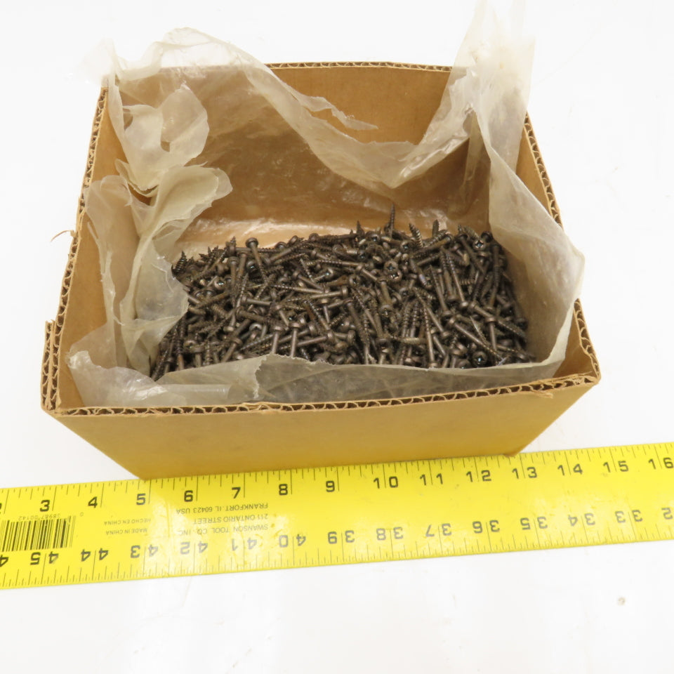 #6 x 1-1/4" Sheet Metal Pan Head Case Hardened Screw 6 Lbs.