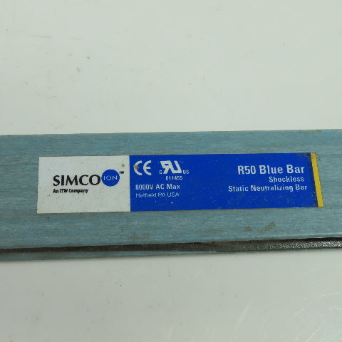 Simco R50 8000V AC Max Blue Bar Shockless Neutralizing Bar