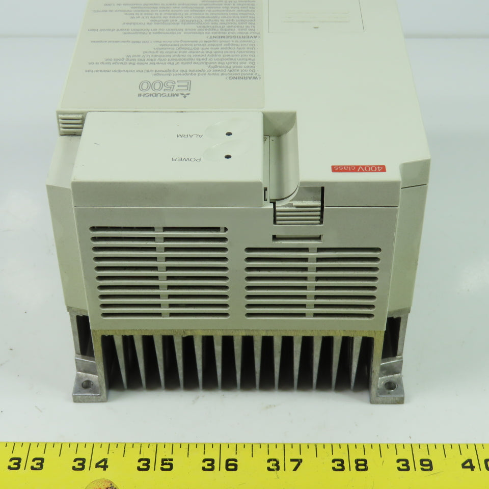 Mitsubishi FR-E540-0.75-NA 1HP AC Inverter Drive 380-480VAC Input 2.6A Output