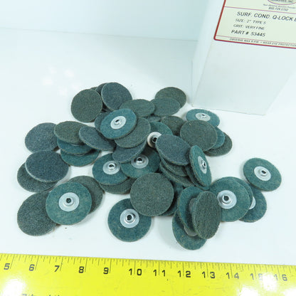 Preferred Abrasives 53445 Type S 2" Surface Conditioning Q-Lock Discs Lot Of 50